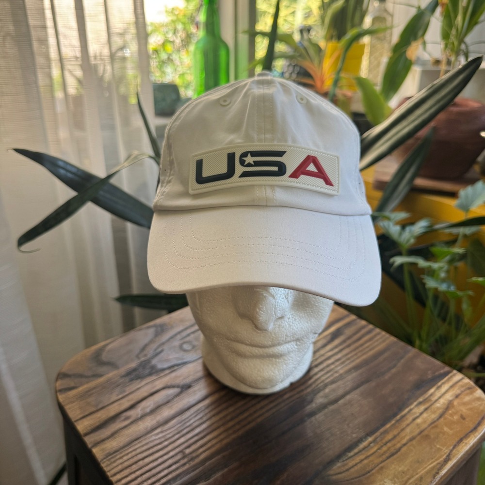 Polo Ralph Lauren Team USA Olympic Team White Performance Adjustable Hat Cap